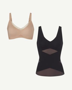 CrossOver Bra + LiftWear Tank Bundle